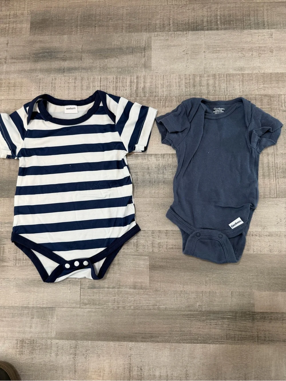 10 Pc Newborn Baby Boy Clothing Lot Gerber Carter’s Onesies Outfit Sleep Sack